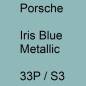 Preview: Porsche, Iris Blue Metallic, 33P / S3.
